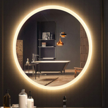 yuvarlak ledli banyo aynası m24