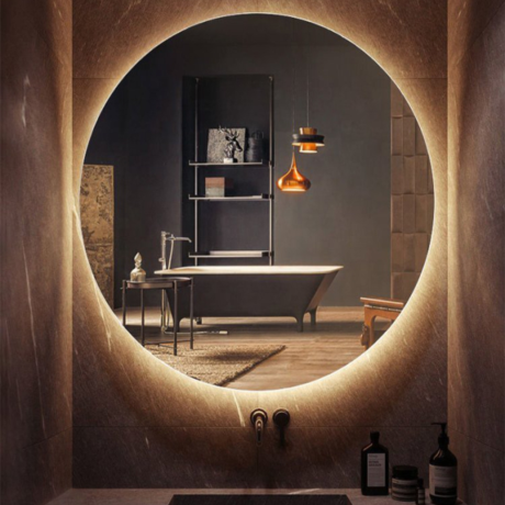Evinize şıklık katan ledli banyo aynası modelleri